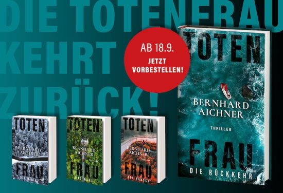 Bernhard Aichner feiert große Erfolge mit seiner Totenfrau Trilogie und dem Thriller Bösland